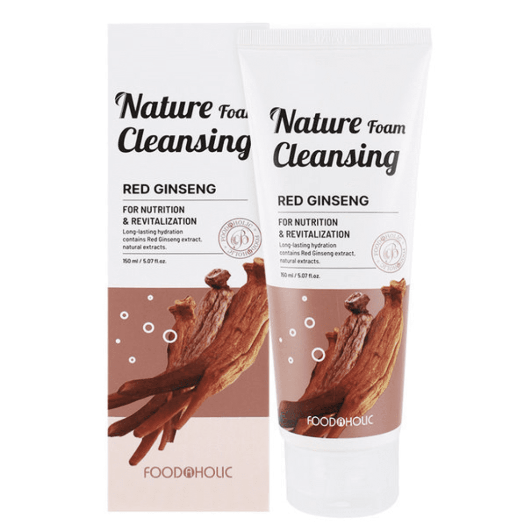 Foodaholic Nature Cleansing Foam Red Ginseng
