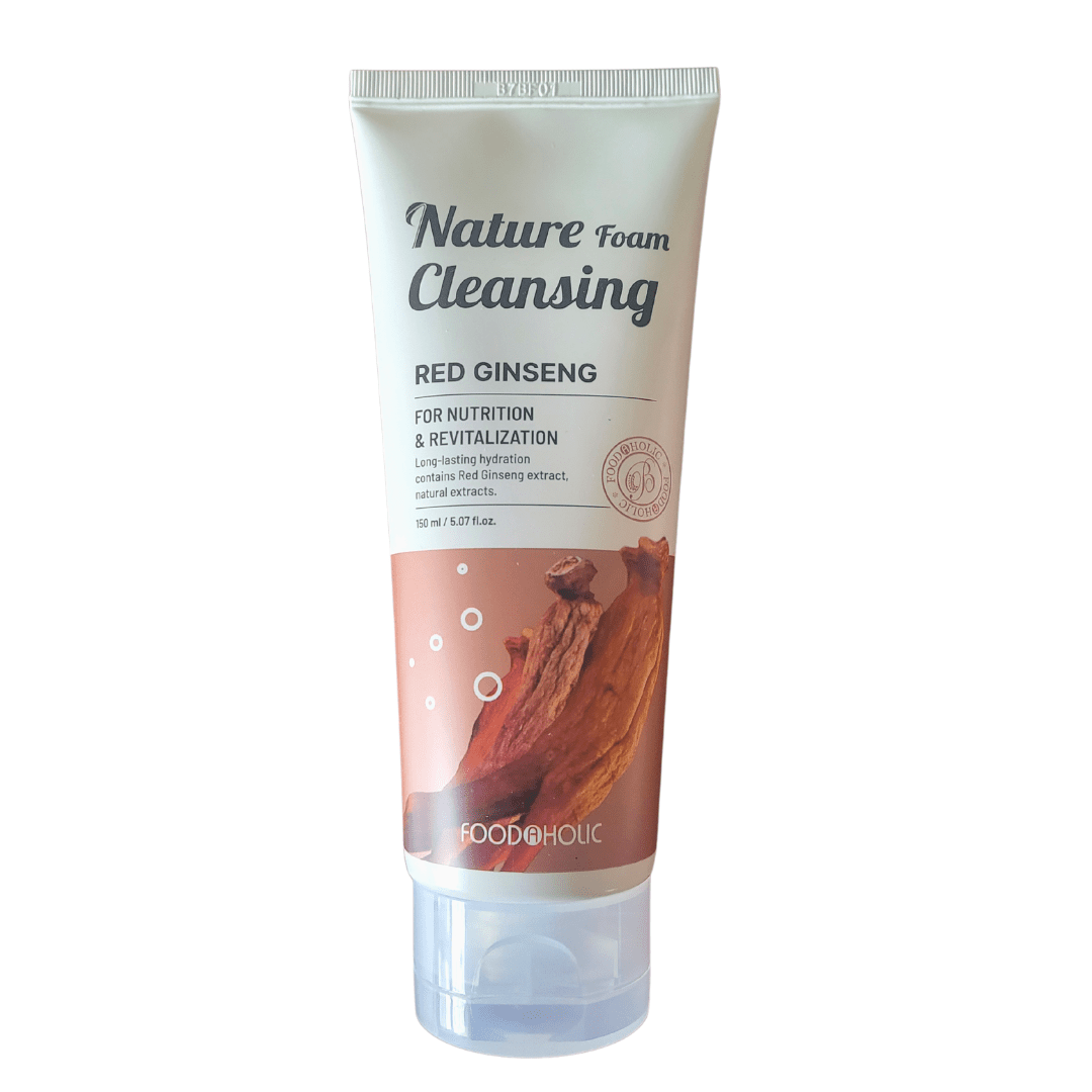 Foodaholic Nature Cleansing Foam Red Ginseng