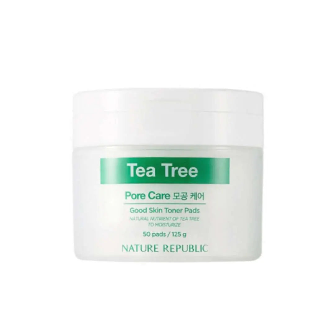 Nature Republic Good Skin Ampoule Toner Pads Tea Tree