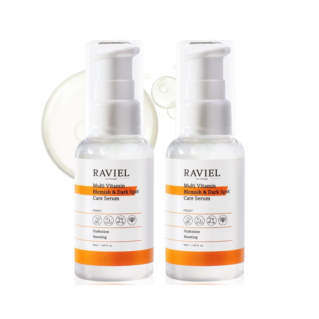 Raviel Multi Vitamin Dark Spot & Blemish Care Serum (50ml x 2) Miessential