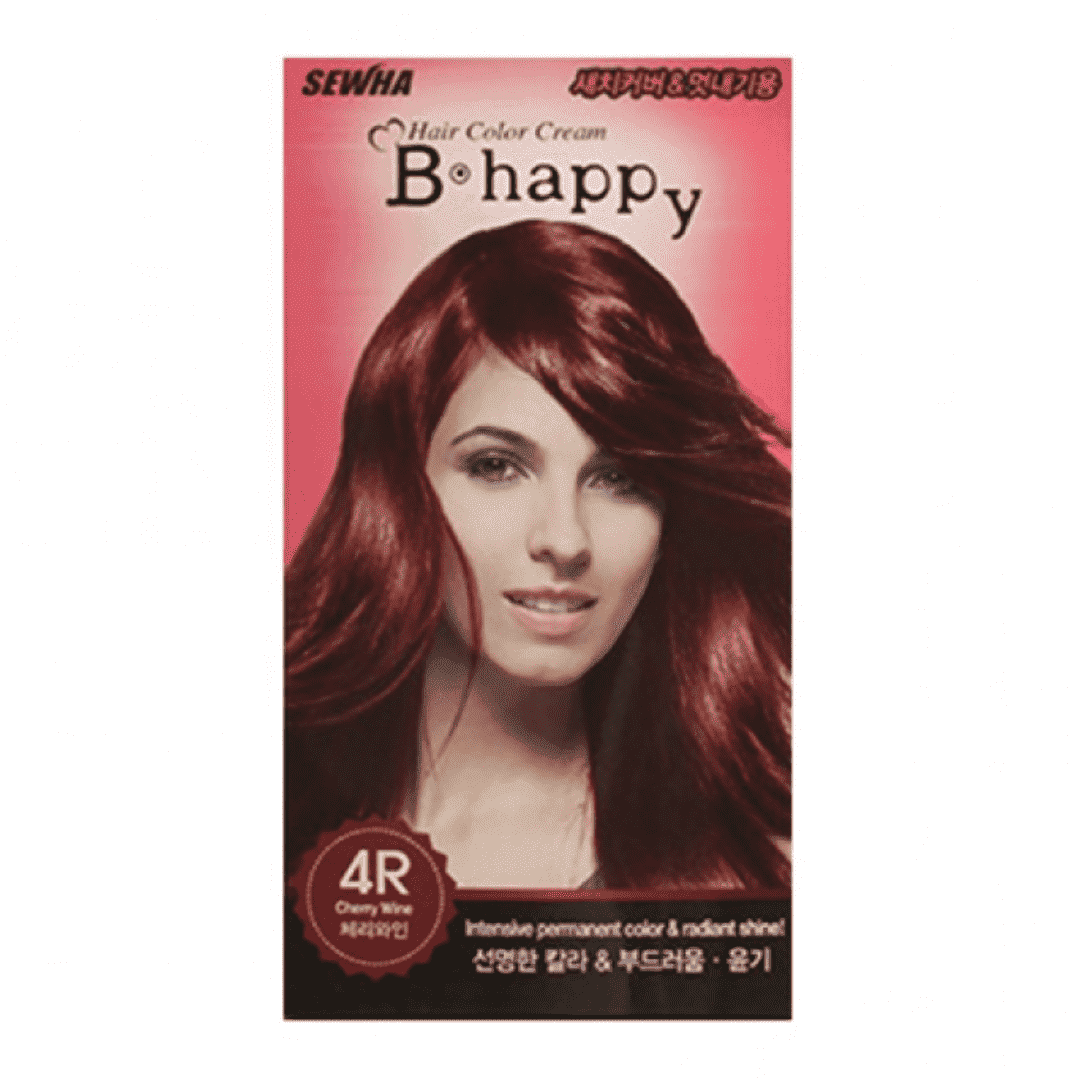 Sewha B-Happy Hair Color Cream 4R Cherry Wine