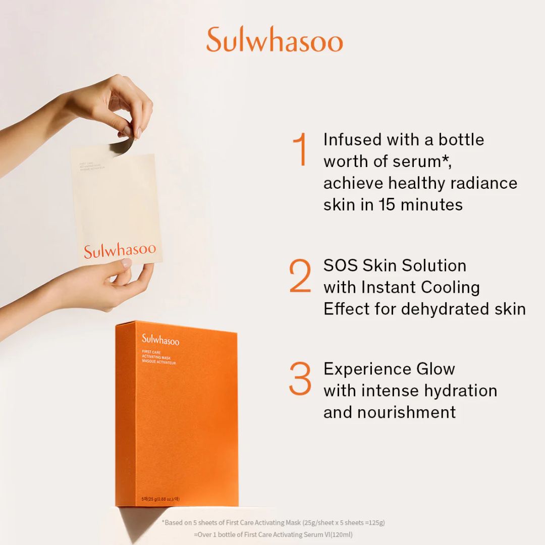 Sulwhasoo First Care Activating Mask (5 Sheets) Miessential